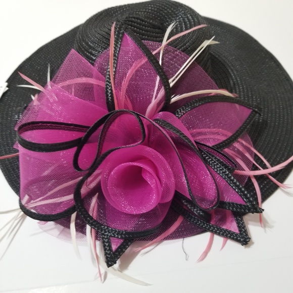 NWT August Hats Women\'s Adjustable Black Sun Hat main image 4